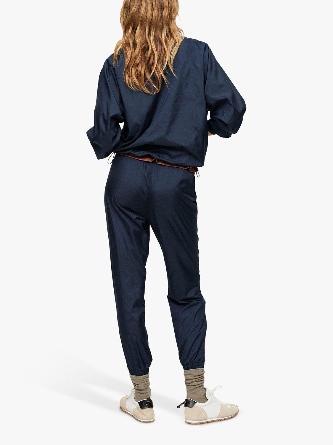 Product image 4 of 7, which shows Mango Gilda Jogger Trousers, Dark Blue, XS