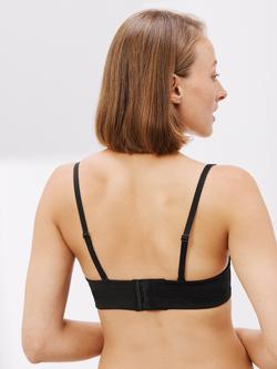 John Lewis Hope Strapless Push Up Bra - view 2, Black