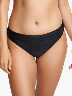 Panache Anya Riva Fold Top Bikini Bottoms, Black, Black