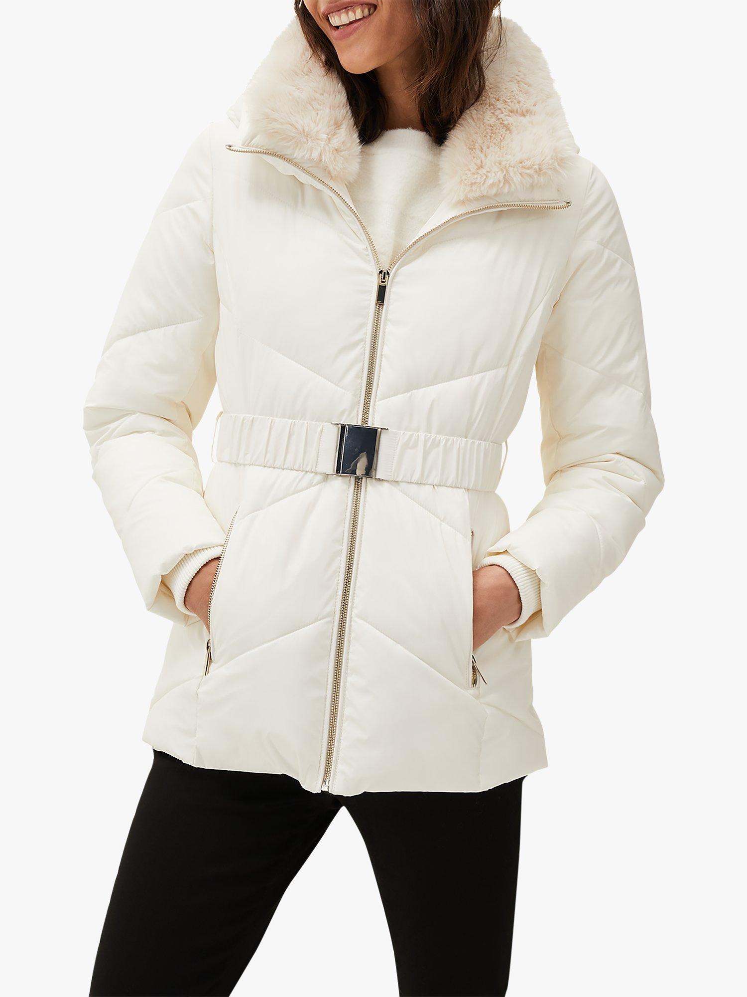 Phase Eight Krissy Faux Fur Padded Jacket