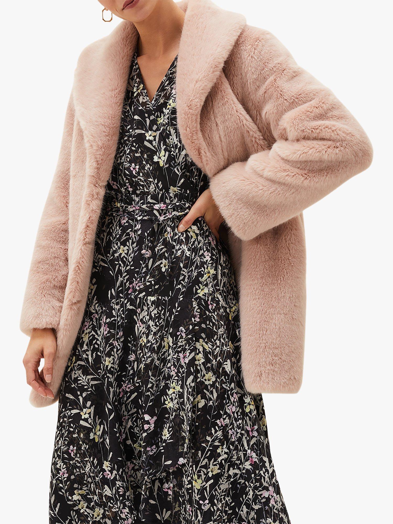 Phase Eight Meg Faux Fur Coat
