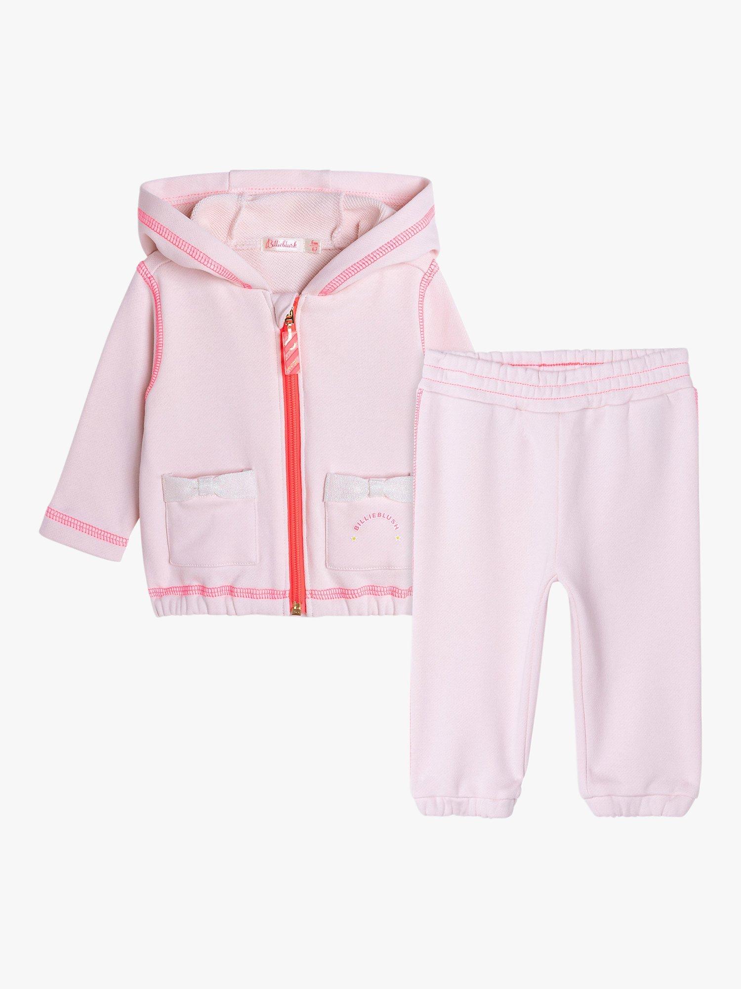 Billieblush Baby Plain Tracksuit, Pale Pink