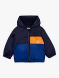 Timberland Baby Colour Block Windbreaker Jacket, Navy/Multi