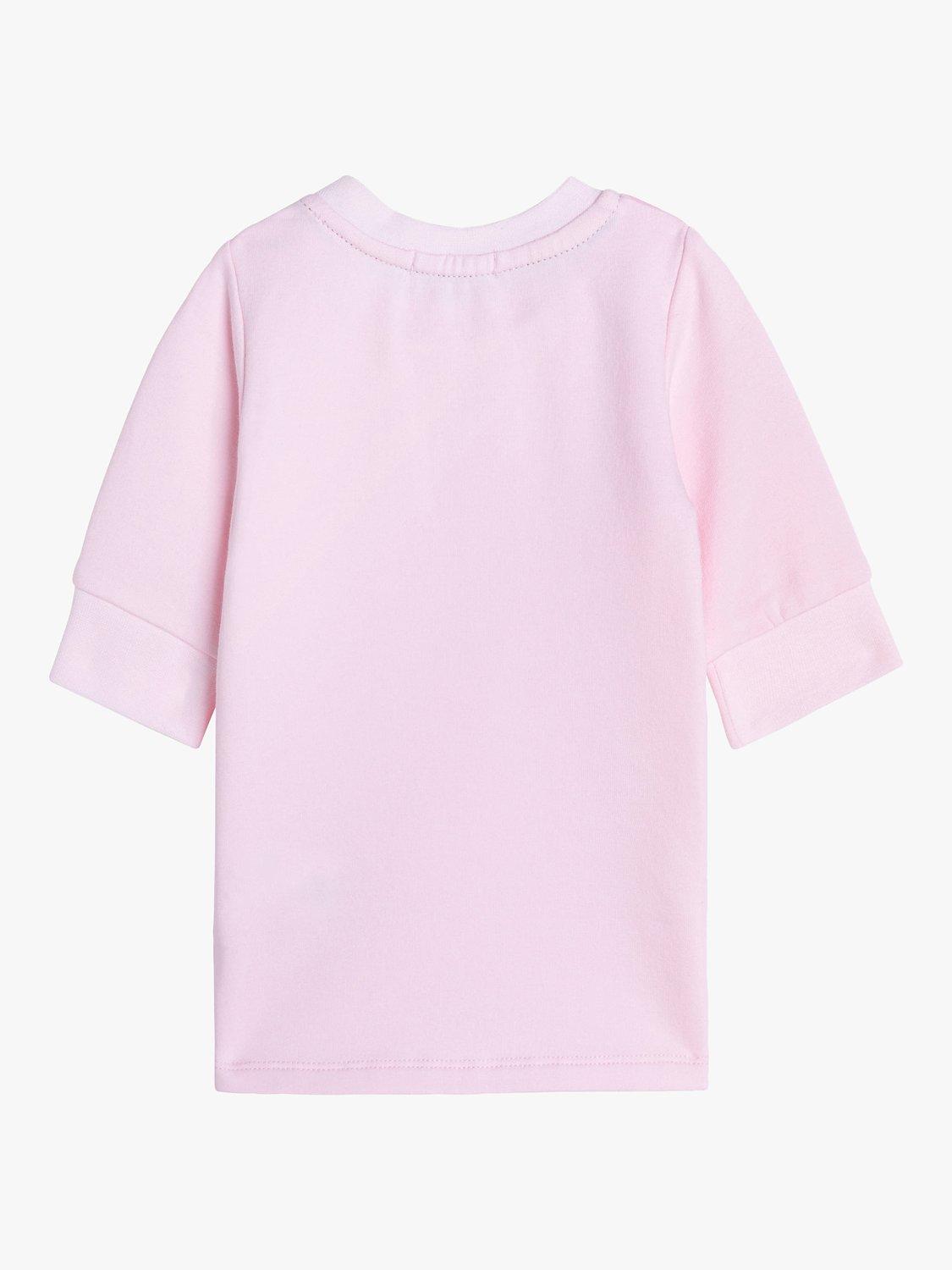 Product image 2 of 2, which shows BOSS Kids' Plain Logo Jersey Dress, Pale Pink, 6 months