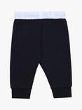 BOSS Baby Cotton Blend Colour Block Logo Joggers, Navy