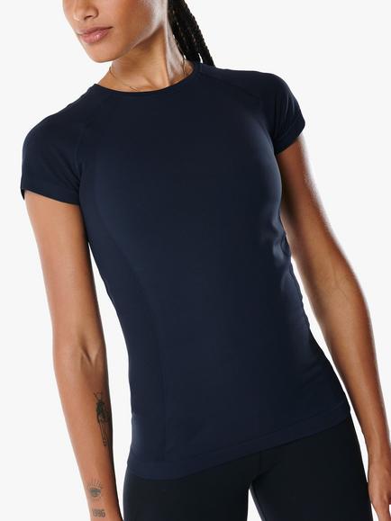 Sweaty Betty Athlete Running Top, Navy, Navy