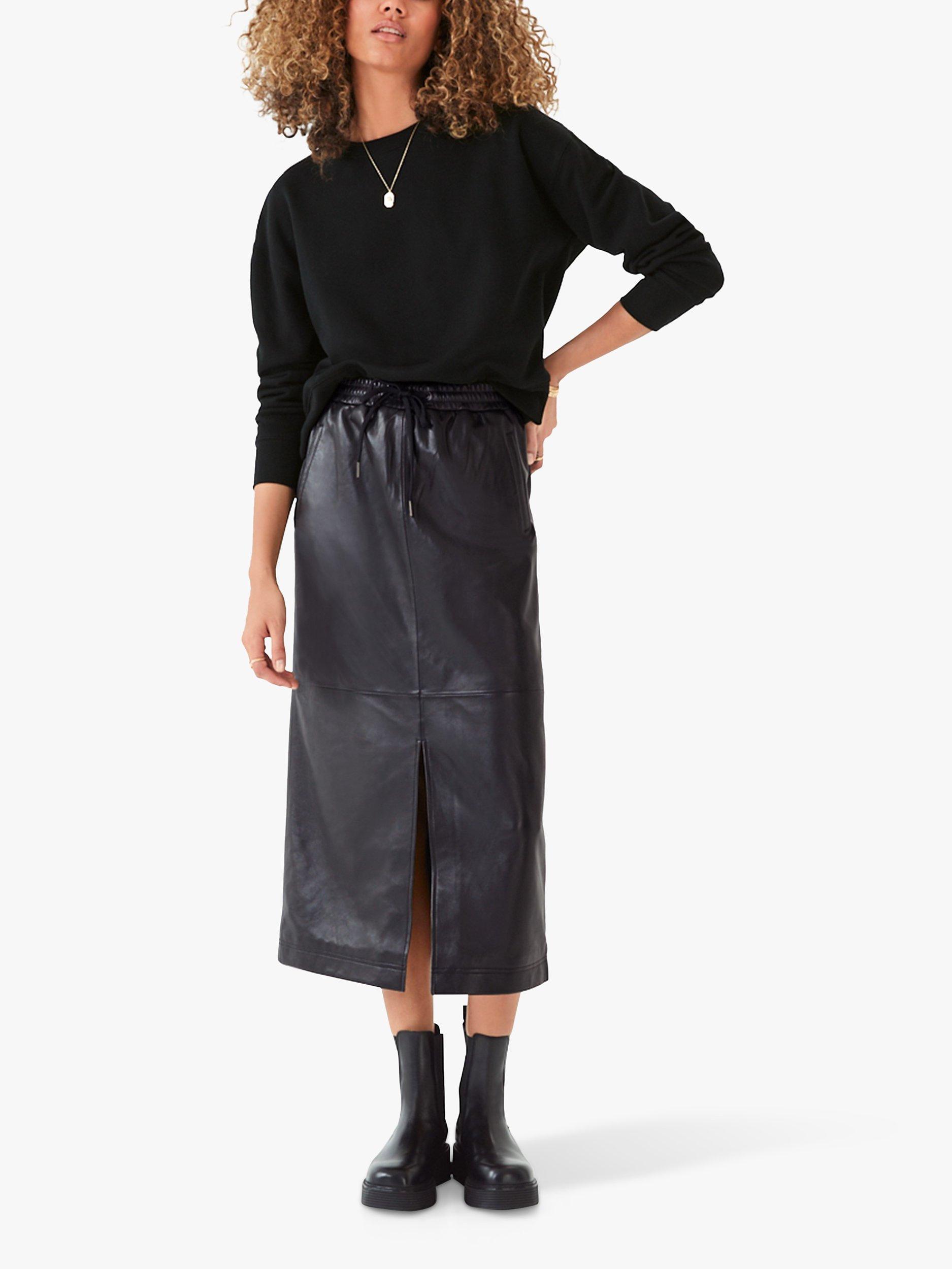 HUSH Amal Organic Cotton Sweatshirt, Black