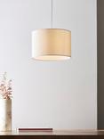 John Lewis Mimi Lampshade, Dia.35cm, Greige