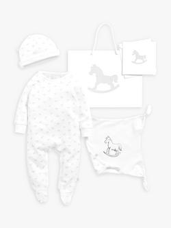 The Little Tailor Baby Three Piece Set, White