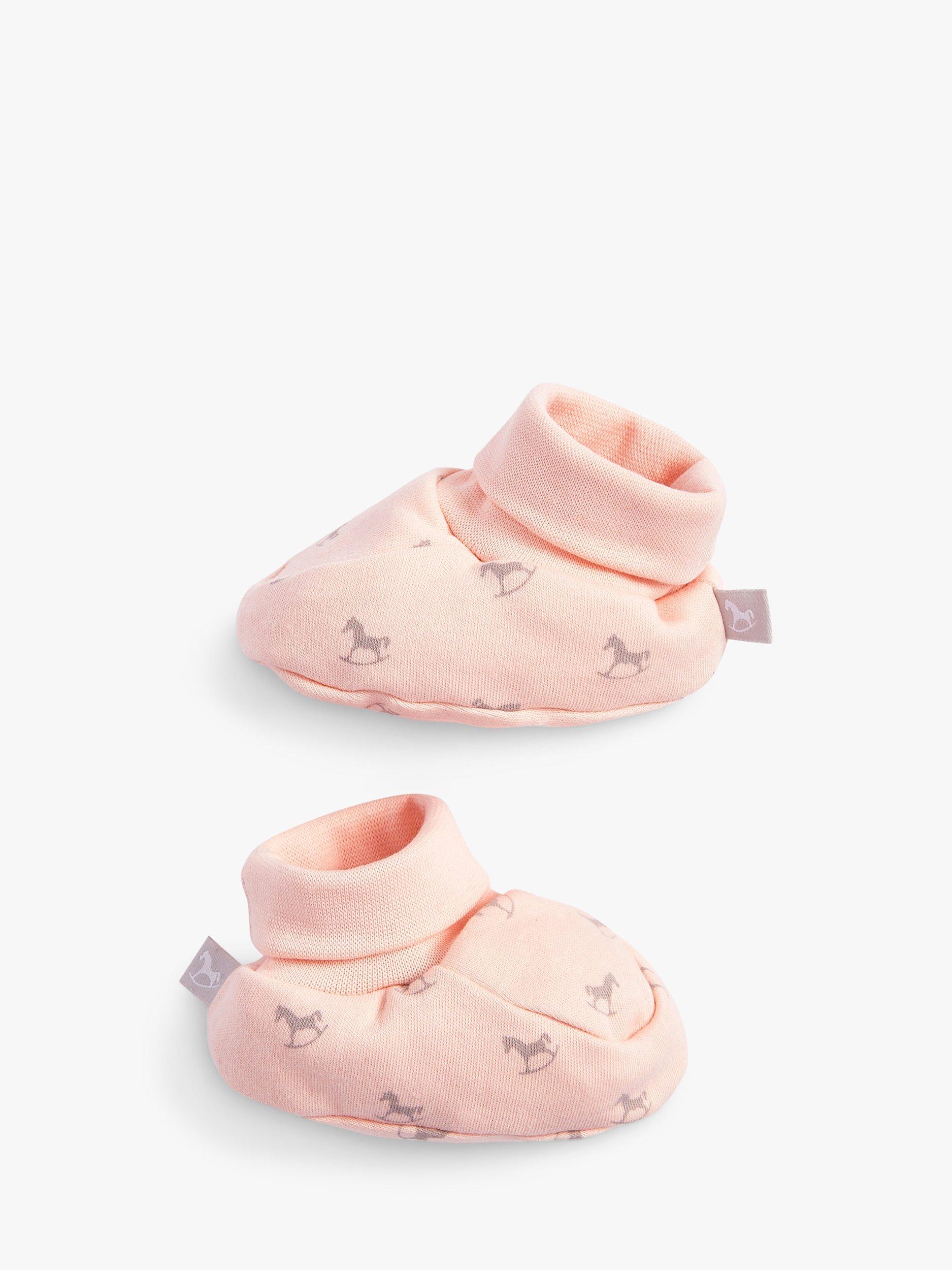 Product image 4 of 11, which shows The Little Tailor Baby Super Soft Jersey Sleepsuit, Hat, Blanket, Comforter And Booties Set, Pink, 3-6 months