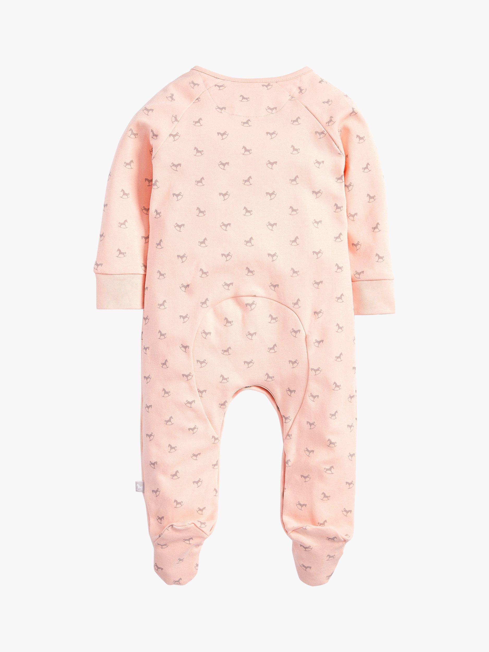Product image 8 of 11, which shows The Little Tailor Baby Super Soft Jersey Sleepsuit, Hat, Blanket, Comforter And Booties Set, Pink, 3-6 months