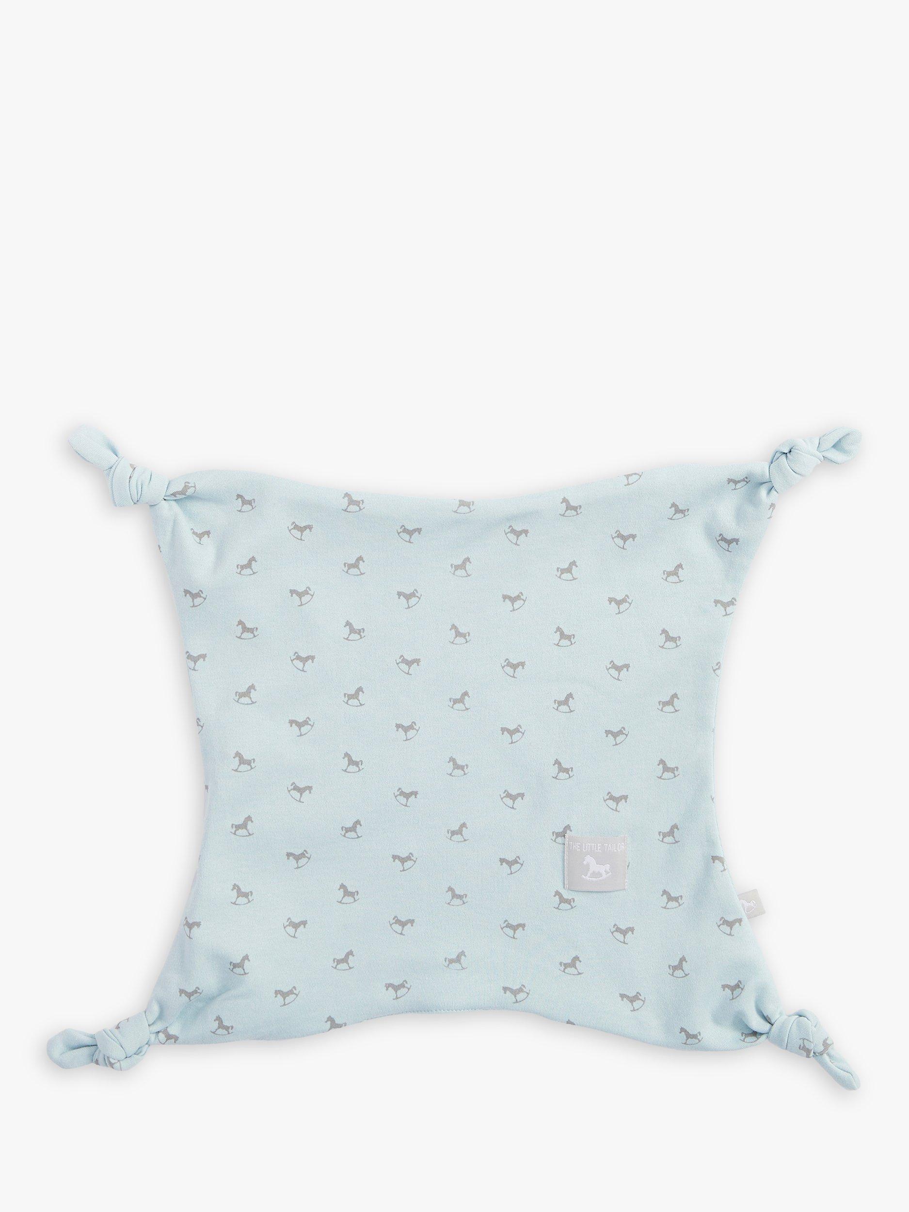 Product image 8 of 11, which shows The Little Tailor Baby Super Soft Jersey Sleepsuit, Hat, Blanket, Comforter And Booties Set, Blue, 0-3 months