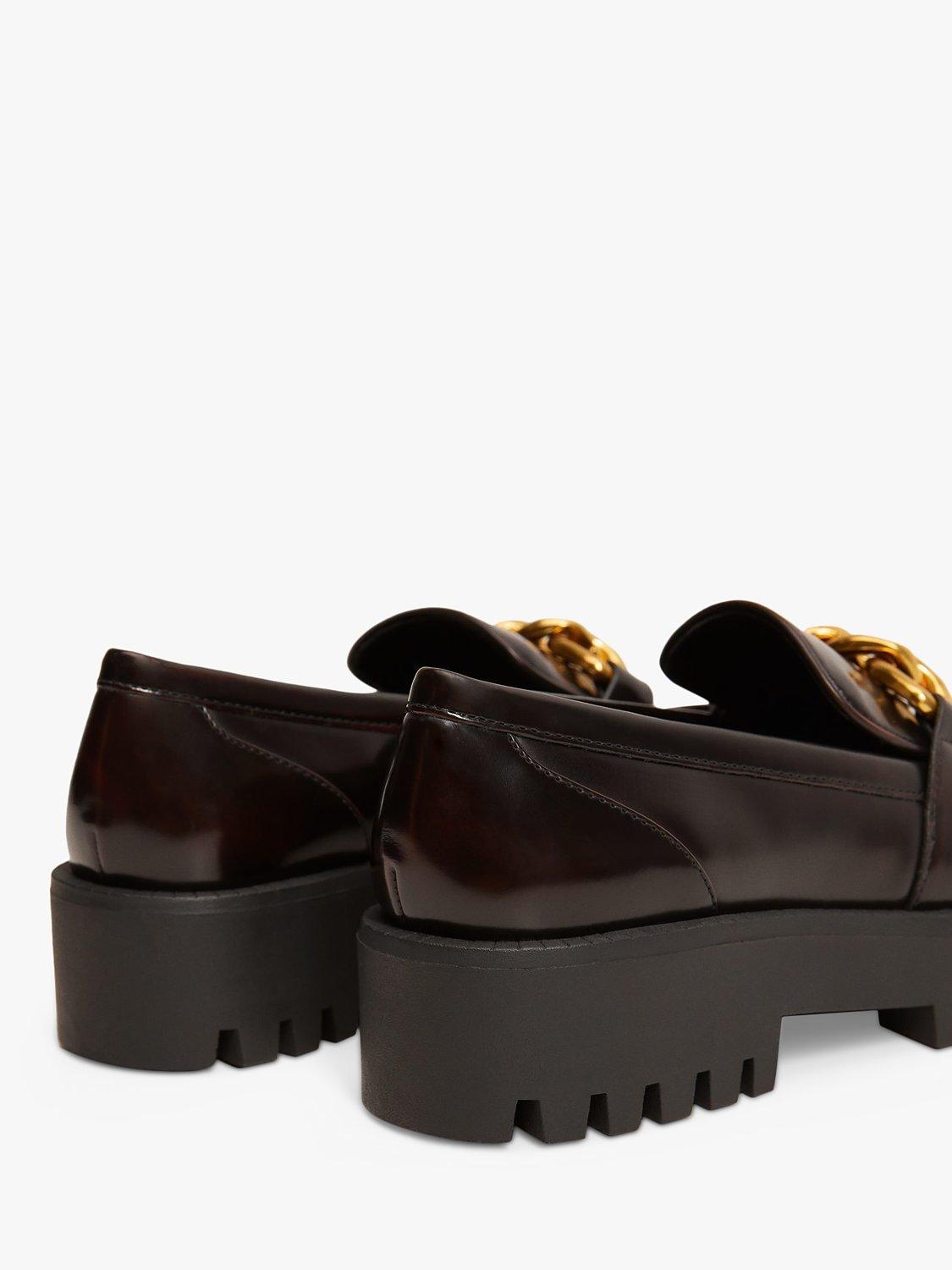 Product image 3 of 5, which shows Mango Chunky Loafers, Dark Red, 2
