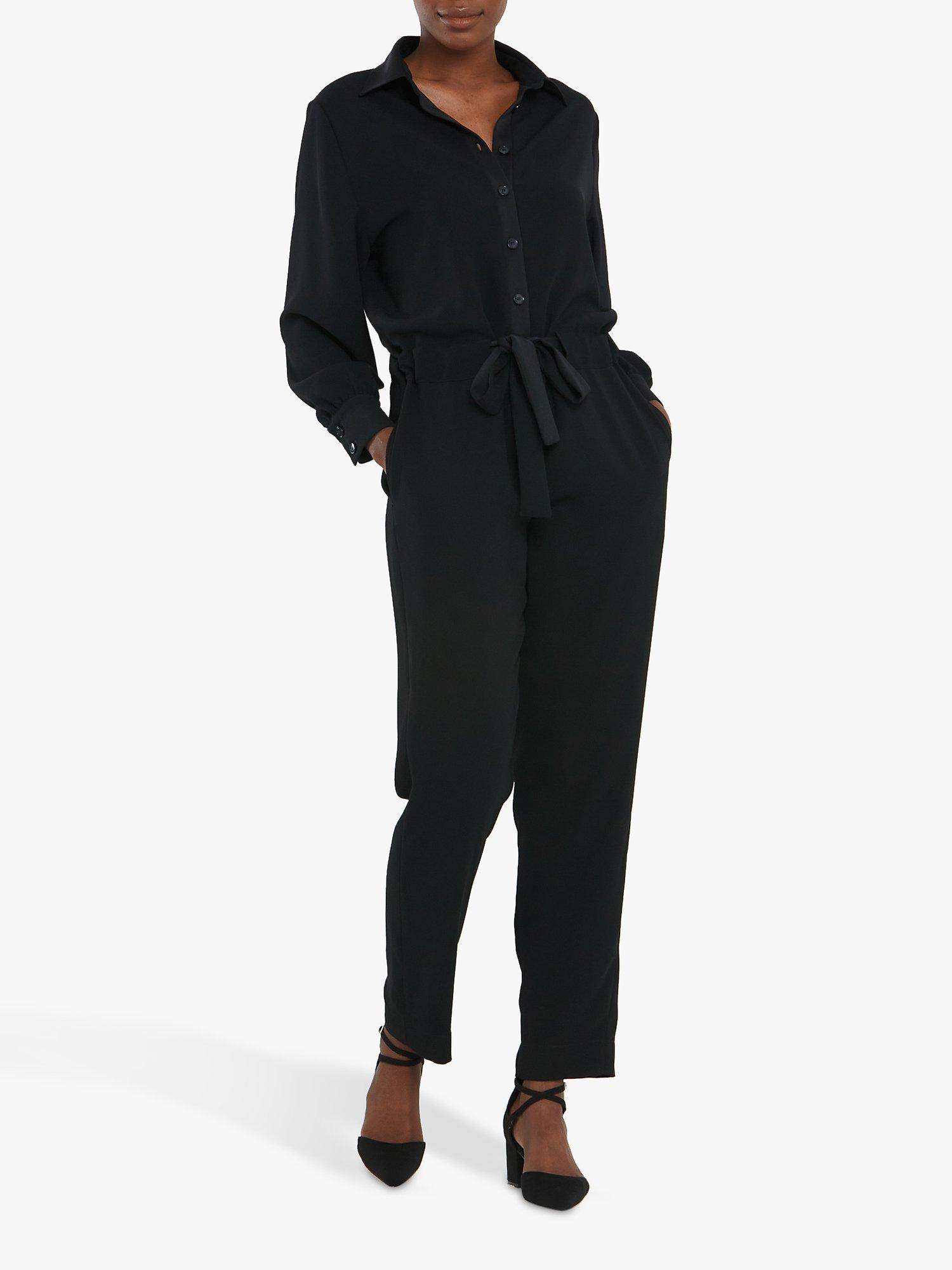 Helen McAlinden Peggy Button Jumpsuit, Black
