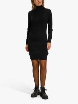 Saint Tropez Mila Roll Neck Dress, Black