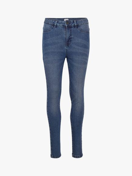 Saint Tropez Tinna Skinny Jeans, Medium Blue - view 2, Medium Blue