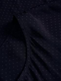 Saint Tropez Briana Jacquard Short Sleeve Top - view 2, Blue Deep