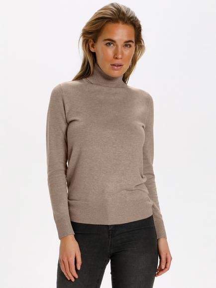 Saint Tropez Mila Roll Neck Jumper, Atmos Melange