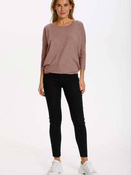 Saint Tropez Mila 3/4 Sleeve Jumper - view 2, Atmos Melange