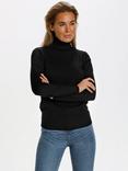 Saint Tropez Mila Roll Neck Jumper, Black
