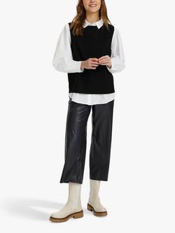 Saint Tropez Mila Knitted Vest Top, Black