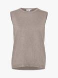 Saint Tropez Mila Knitted Vest Top, Atmos Melange