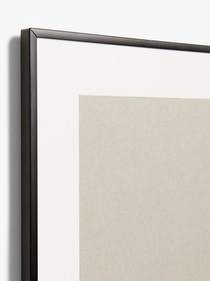 John Lewis Metal Poster Frame & Mount, Black - view 2, Black