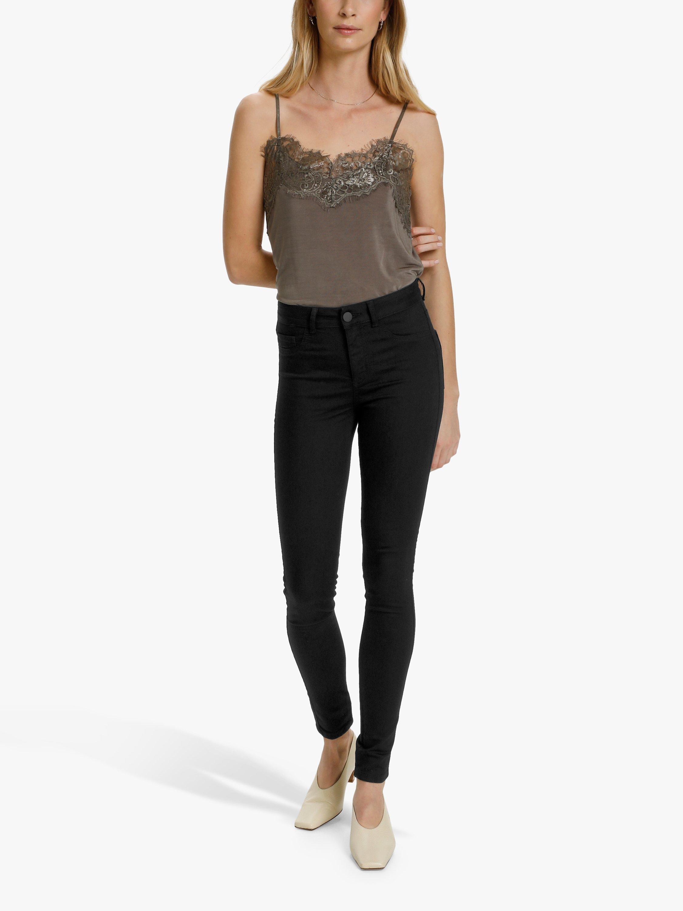 Soaked In Luxury Leia Skinny Jeans, Black