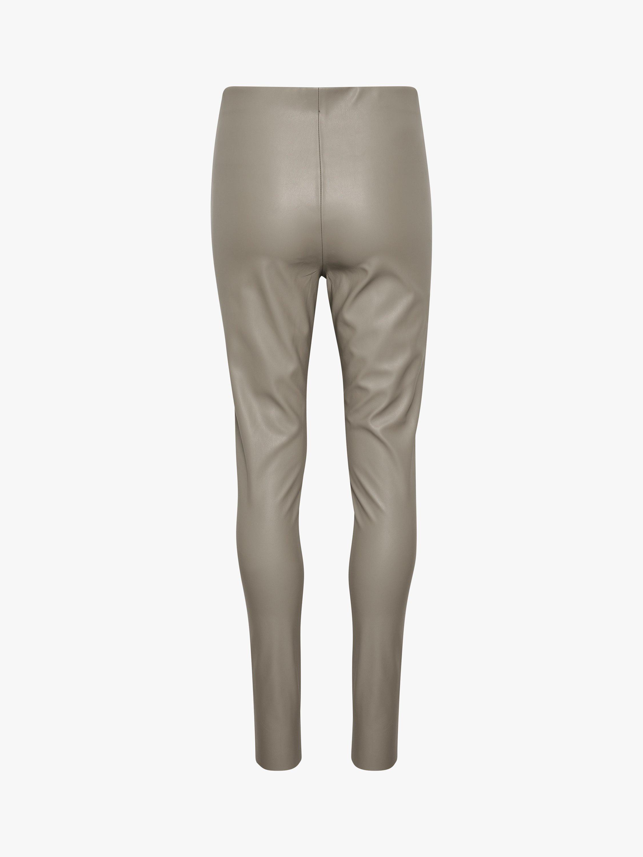 Product image 2 of 2, which shows Soaked In Luxury Kaylee Faux Leather Leggings, Brindle, S