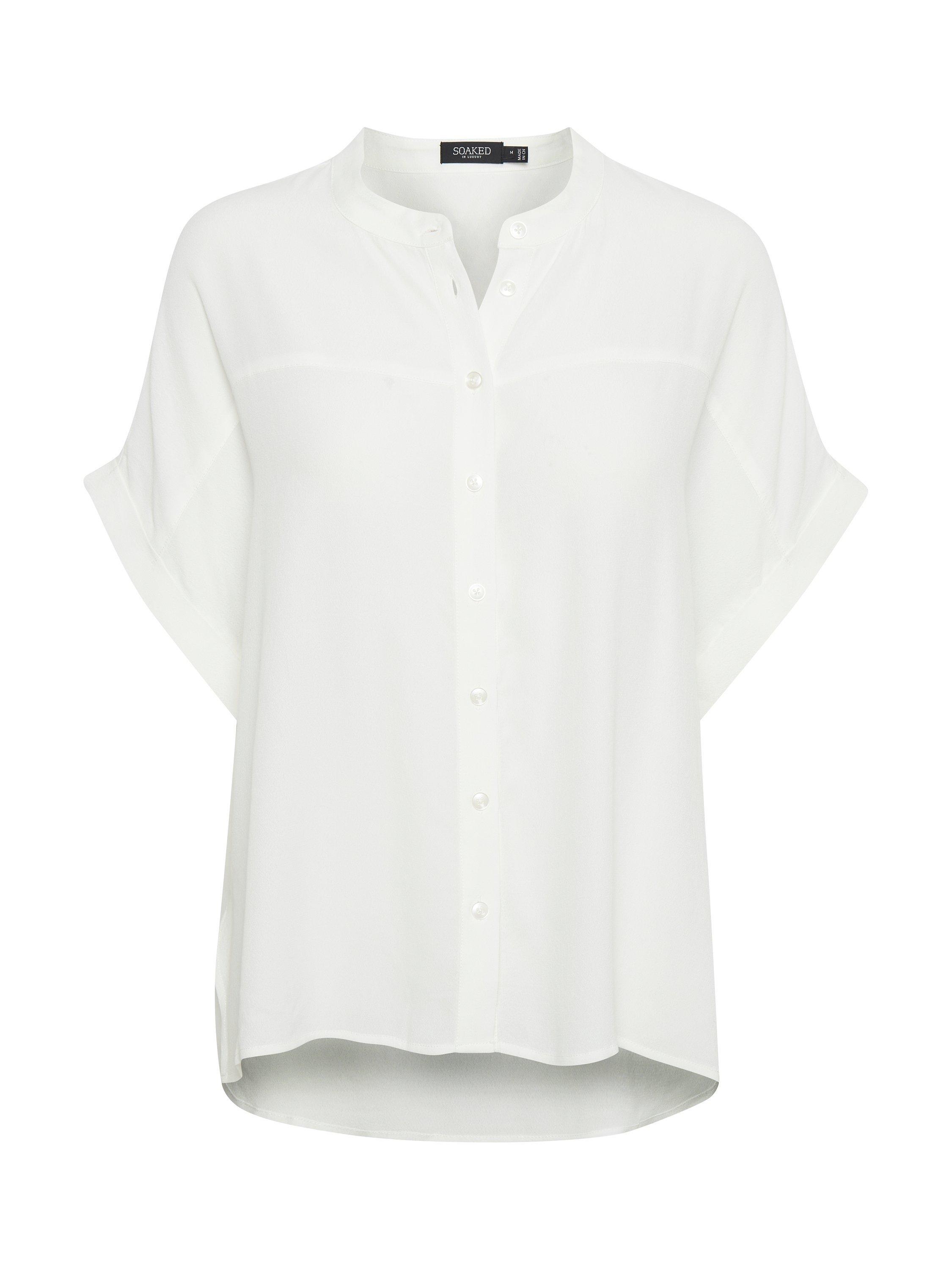 Product image 5 of 7, which shows Soaked In Luxury Helia Shirt, Broken White, XS
