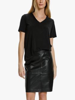 Soaked In Luxury Columbine Oversized T-Shirt - view 2, Black