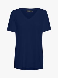 Soaked In Luxury Columbine Oversized T-Shirt - view 2, Navy