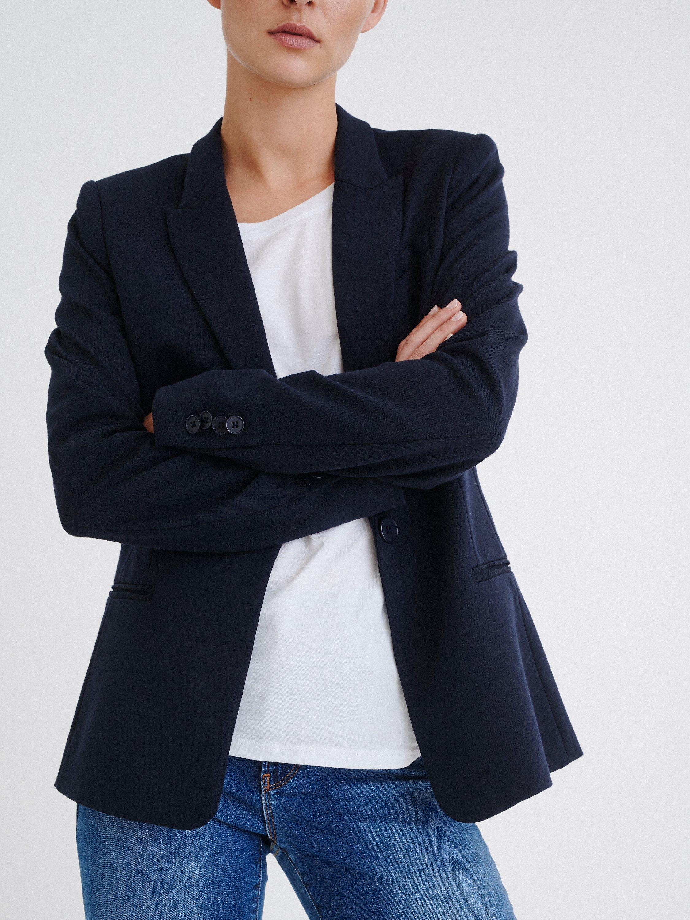 Product image 3 of 7, which shows InWear Roseau Blazer, Marine Blue, 8