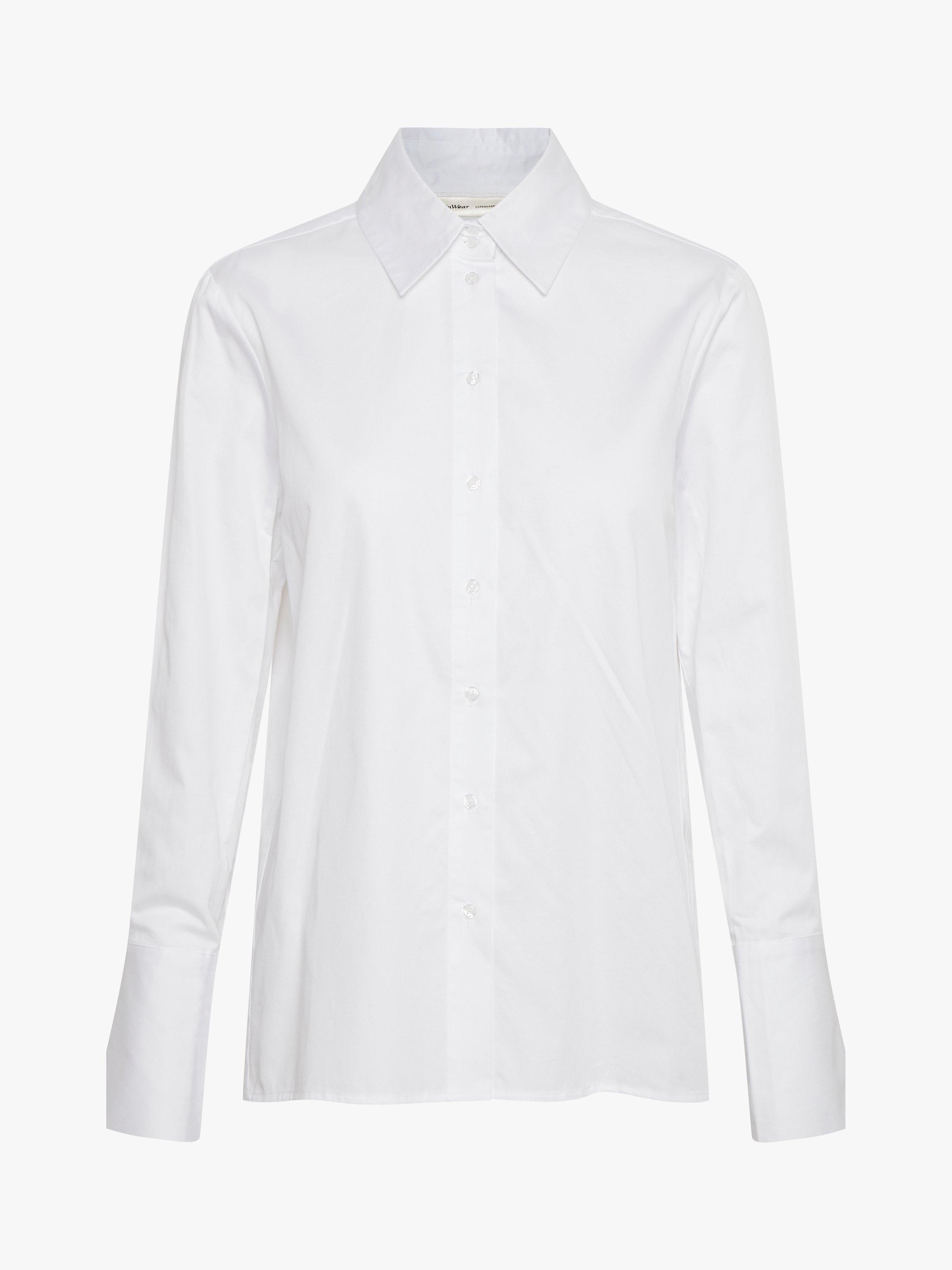 Product image 4 of 7, which shows InWear Vex Poplin Shirt, Pure White, 8