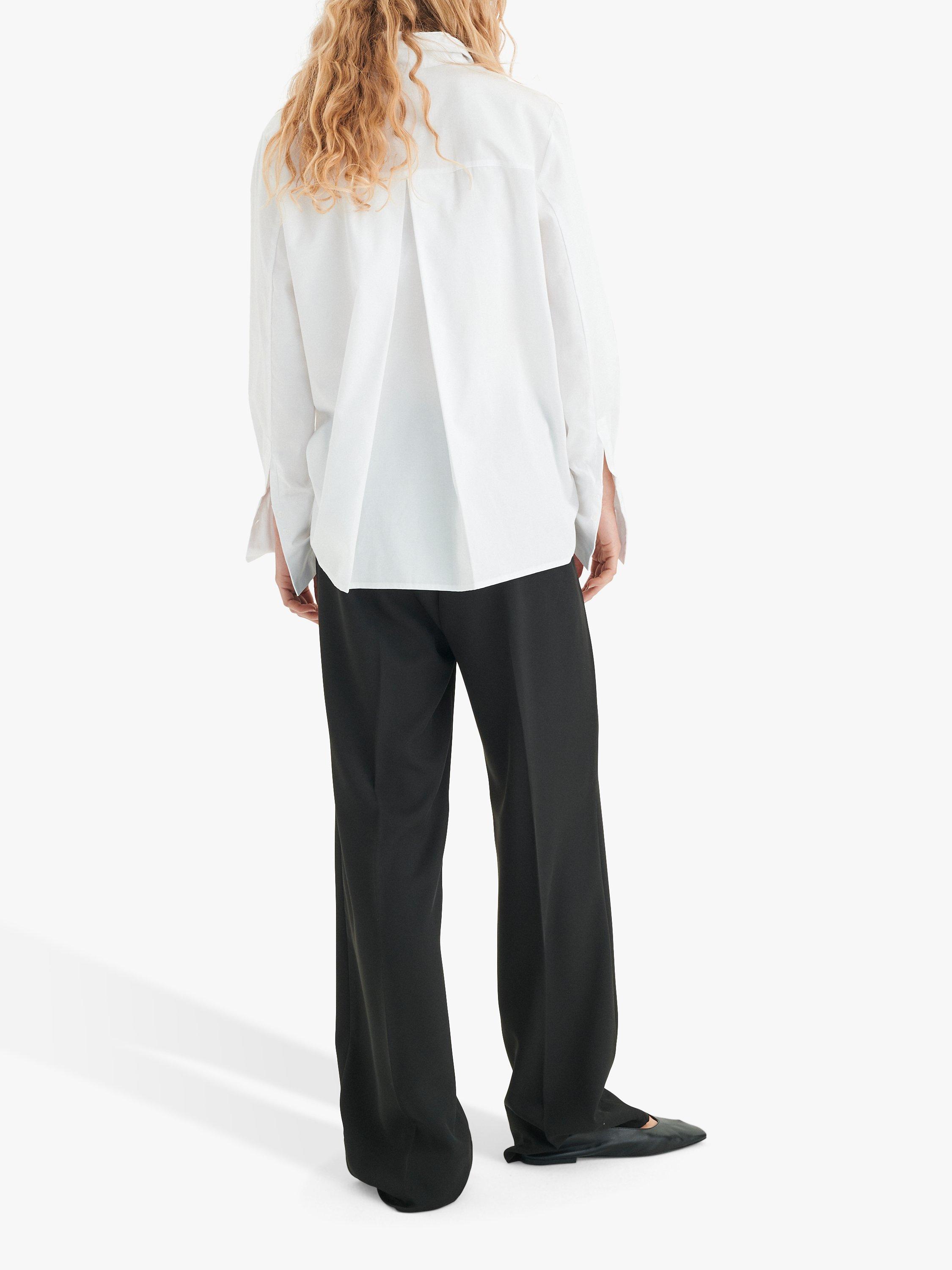 Product image 2 of 7, which shows InWear Vex Poplin Shirt, Pure White, 8