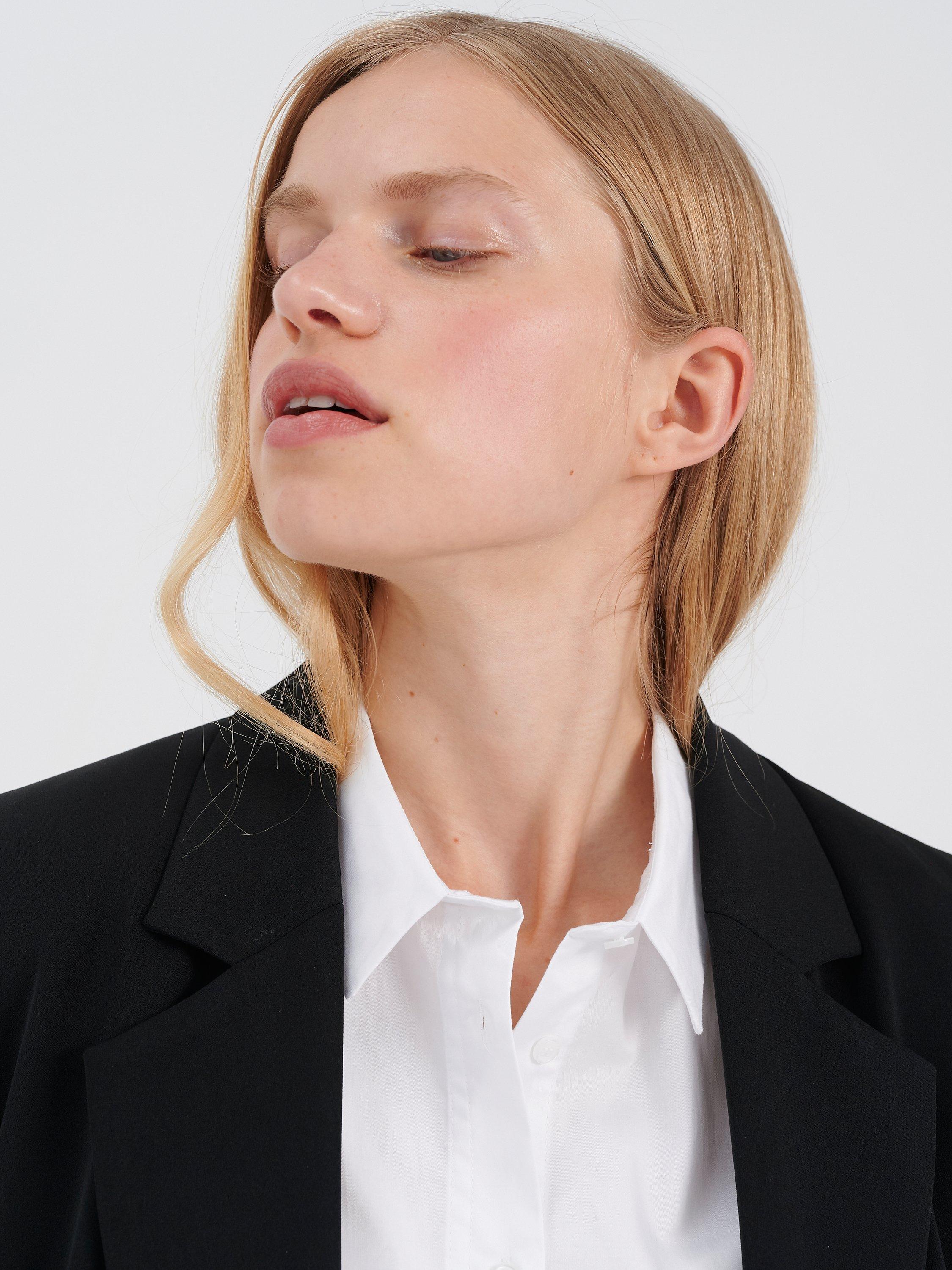 Product image 7 of 7, which shows InWear Vex Poplin Shirt, Pure White, 8