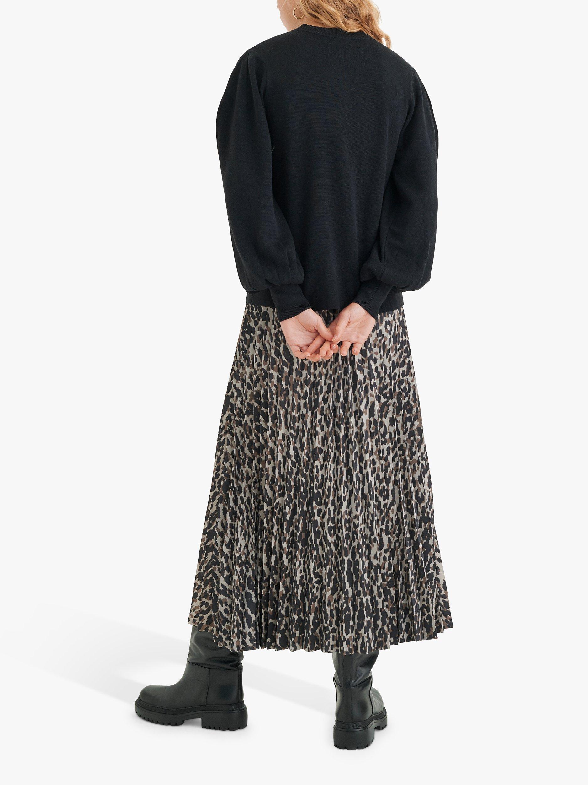 Product image 3 of 7, which shows InWear Sammy Balloon Sleeve Jumper, Black, M