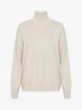 InWear Tenley Turtle Neck Jumper, Simply Taupe Melange
