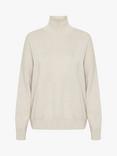 InWear Tenley Turtle Neck Jumper, Simply Taupe Melange