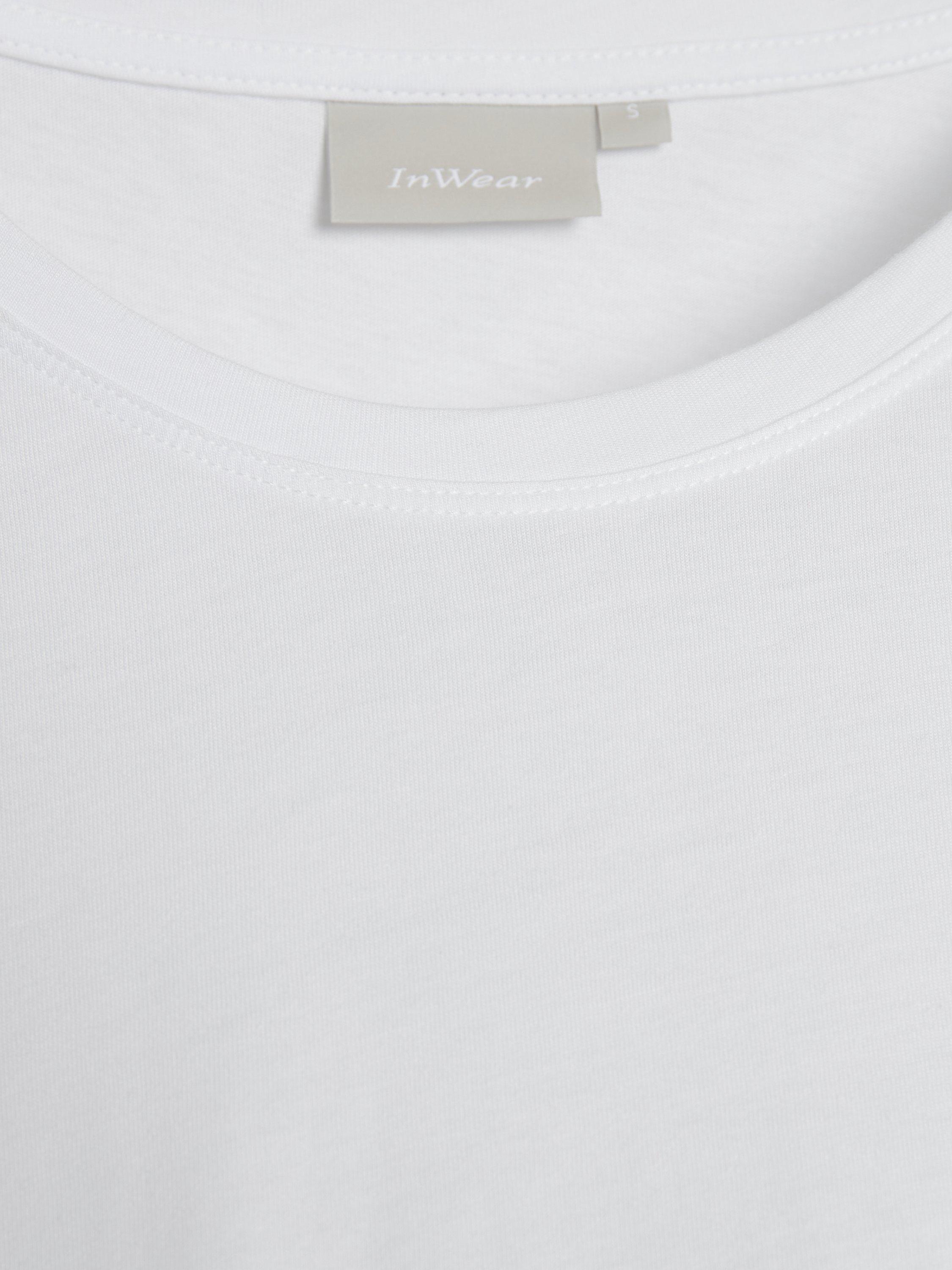 Product image 5 of 8, which shows InWear Rena Long Sleeve T-Shirt, Pure White, XS
