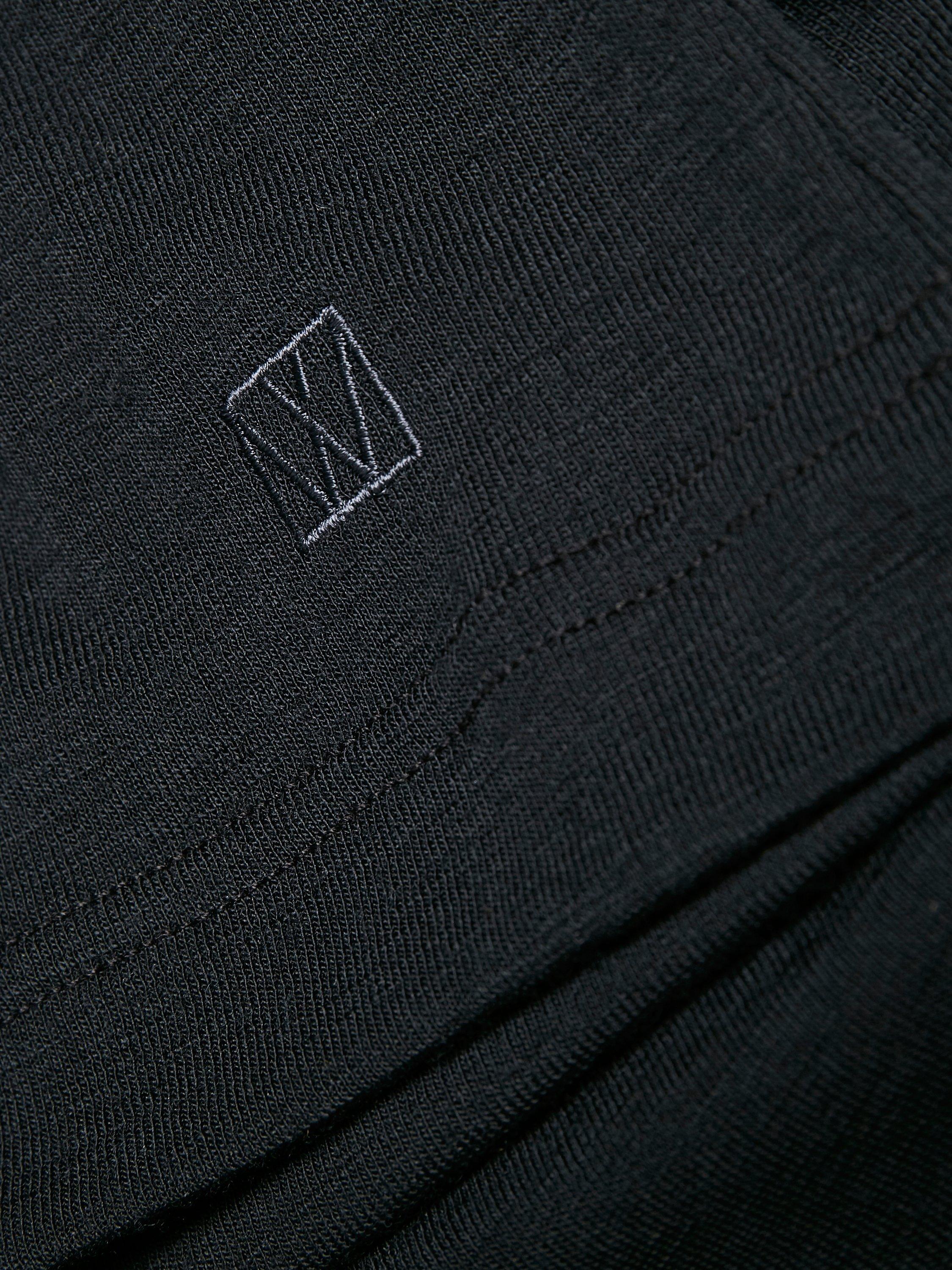 Product image 3 of 7, which shows InWear Fang Long Sleeve Wool T-Shirt, Black, XS