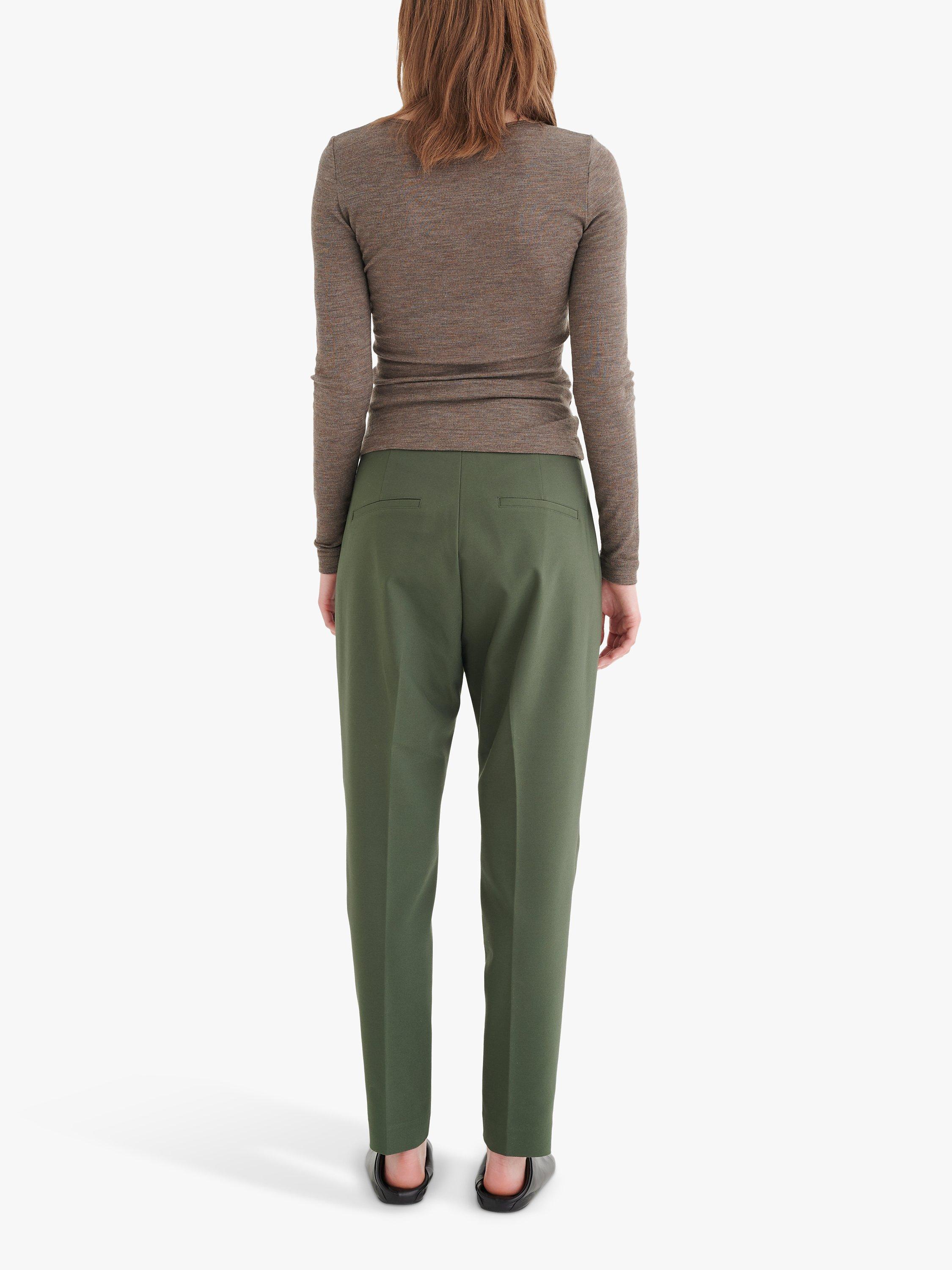 Product image 6 of 6, which shows InWear Fang Long Sleeve Wool T-Shirt, Brown Melange, XS