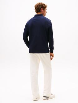 Tommy Hilfiger Long Sleeve Polo Shirt - view 2, Desert Sky