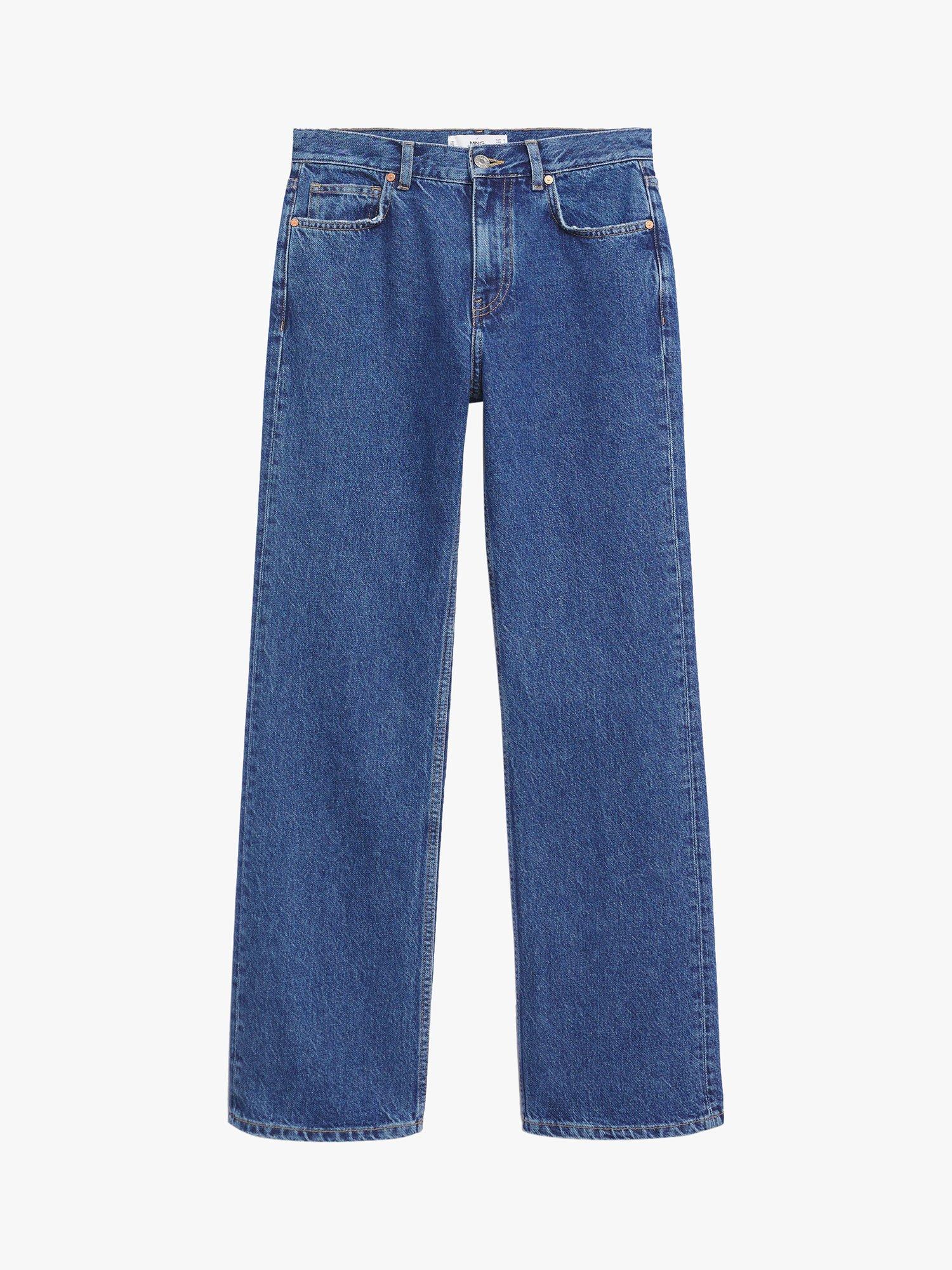 Mango Gala Bootcut Jeans, Open Blue, 6