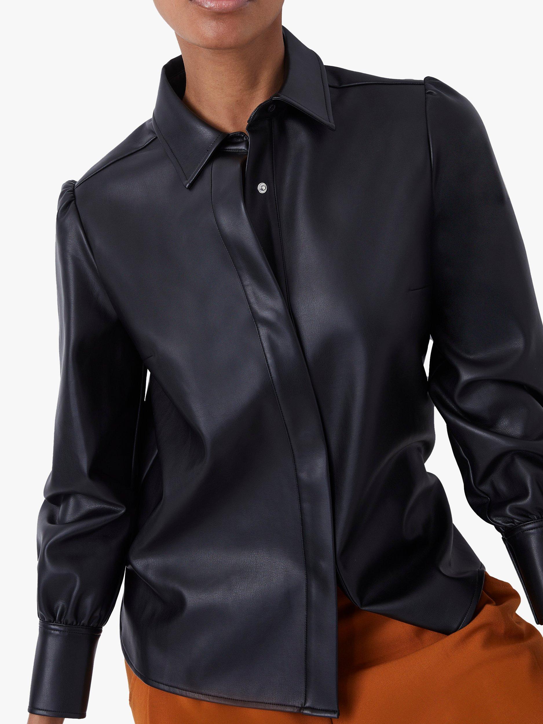 French Connection Crolenda PU Shirt