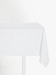 John Lewis Rectangular Cotton Tablecloth, White
