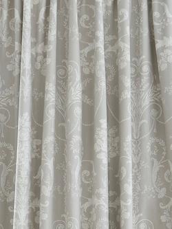 Laura Ashley Josette Pair Blackout Lined Pencil Pleat Curtains - view 2, Dove Grey