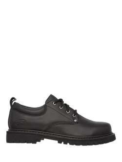 Skechers Tom Cats Leather Lace Up Oxford Shoes - view 2, Black