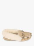 Celtic & Co. Plain Lounger Moccasin Slippers, Camel