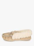 Celtic & Co. Plain Lounger Moccasin Slippers, Camel